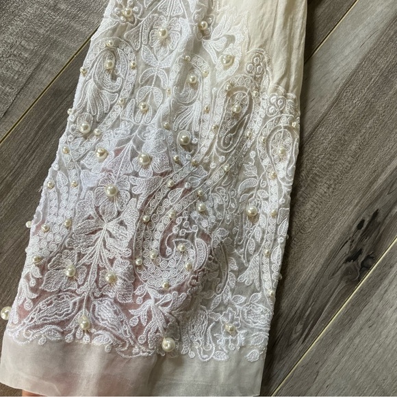 Vintage Cream Crop Pants - Picture 6 of 6